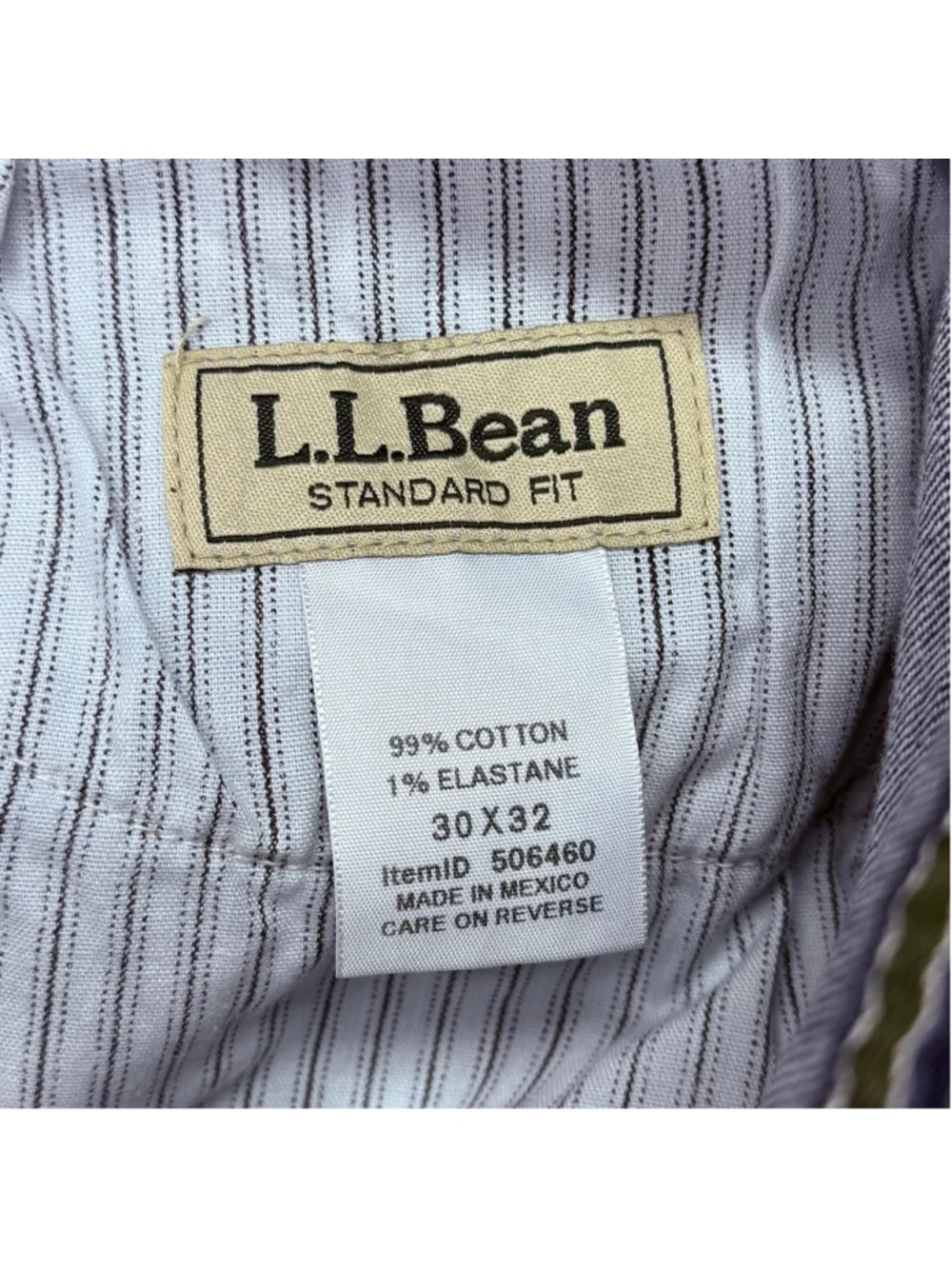 Men's LL Bean Blue Standard Fit Straight Jeans 30x32